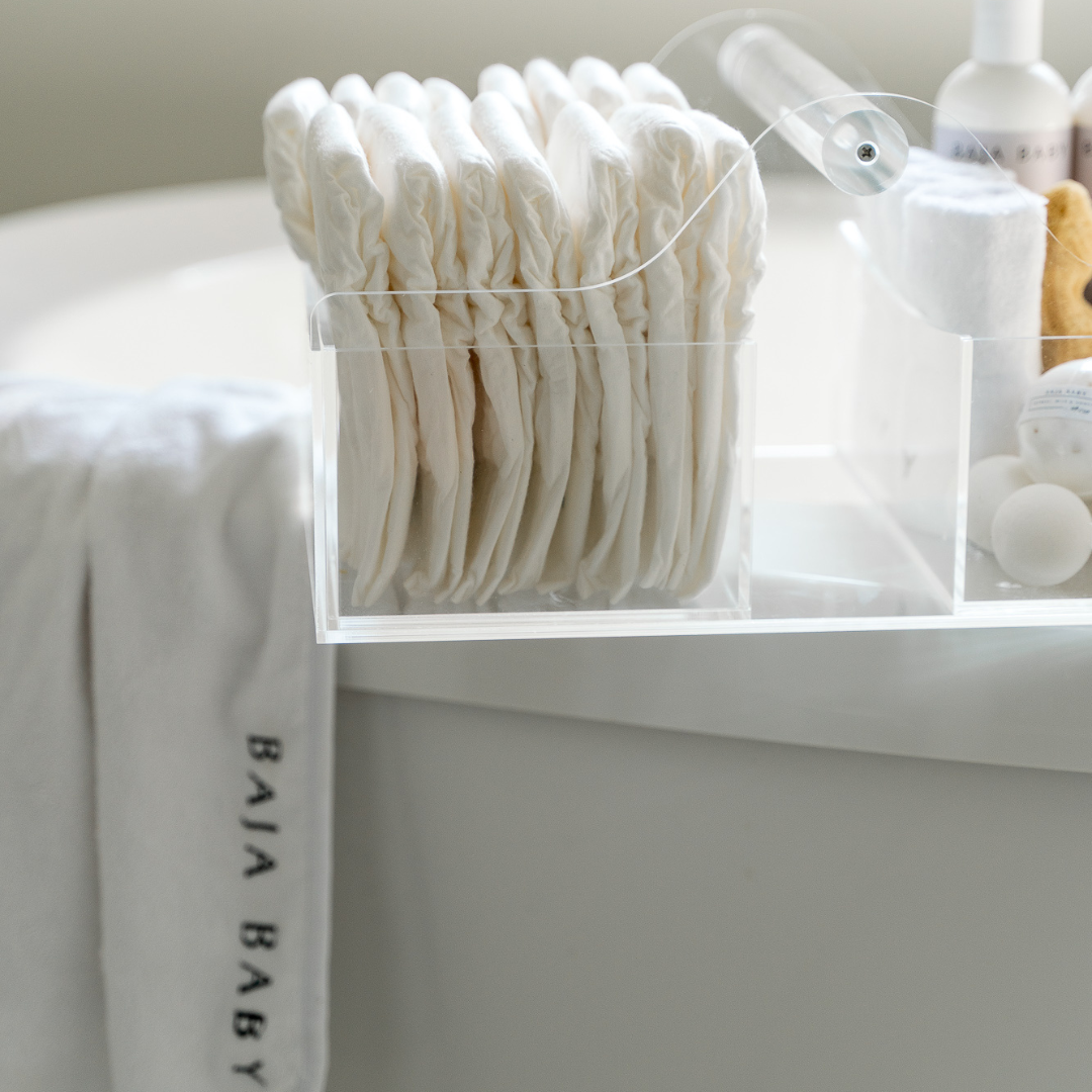 Acrylic Diaper Caddy